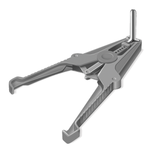clamp-3-points pinza